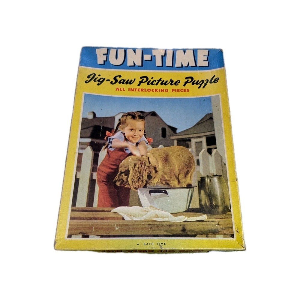 VTG Fun Time JIG-SAW picture Puzzle Series No. 101 Complete